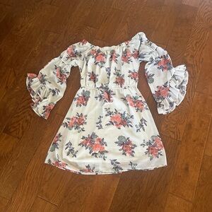 1X NWOT Speed Control Off Shoulder Boho Ruffled Sleeve Dress